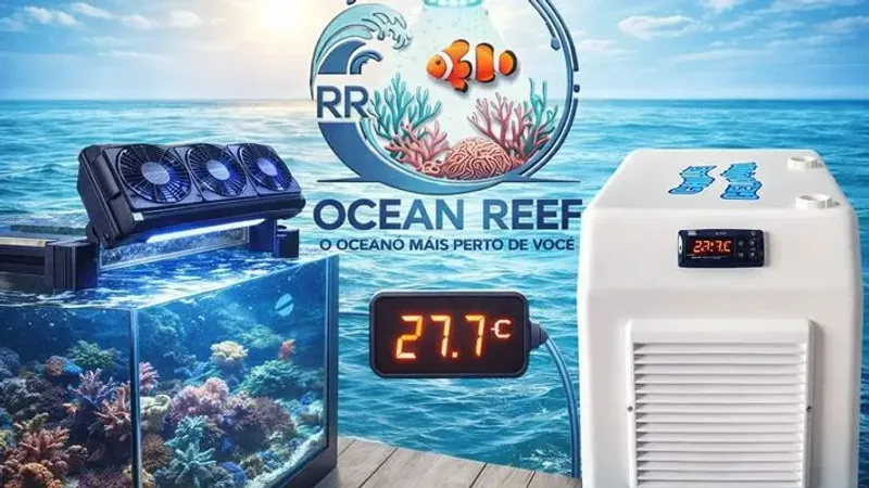 Como manter seu aquário marinho em 27.7 graus no calor do Piauí Teresina?